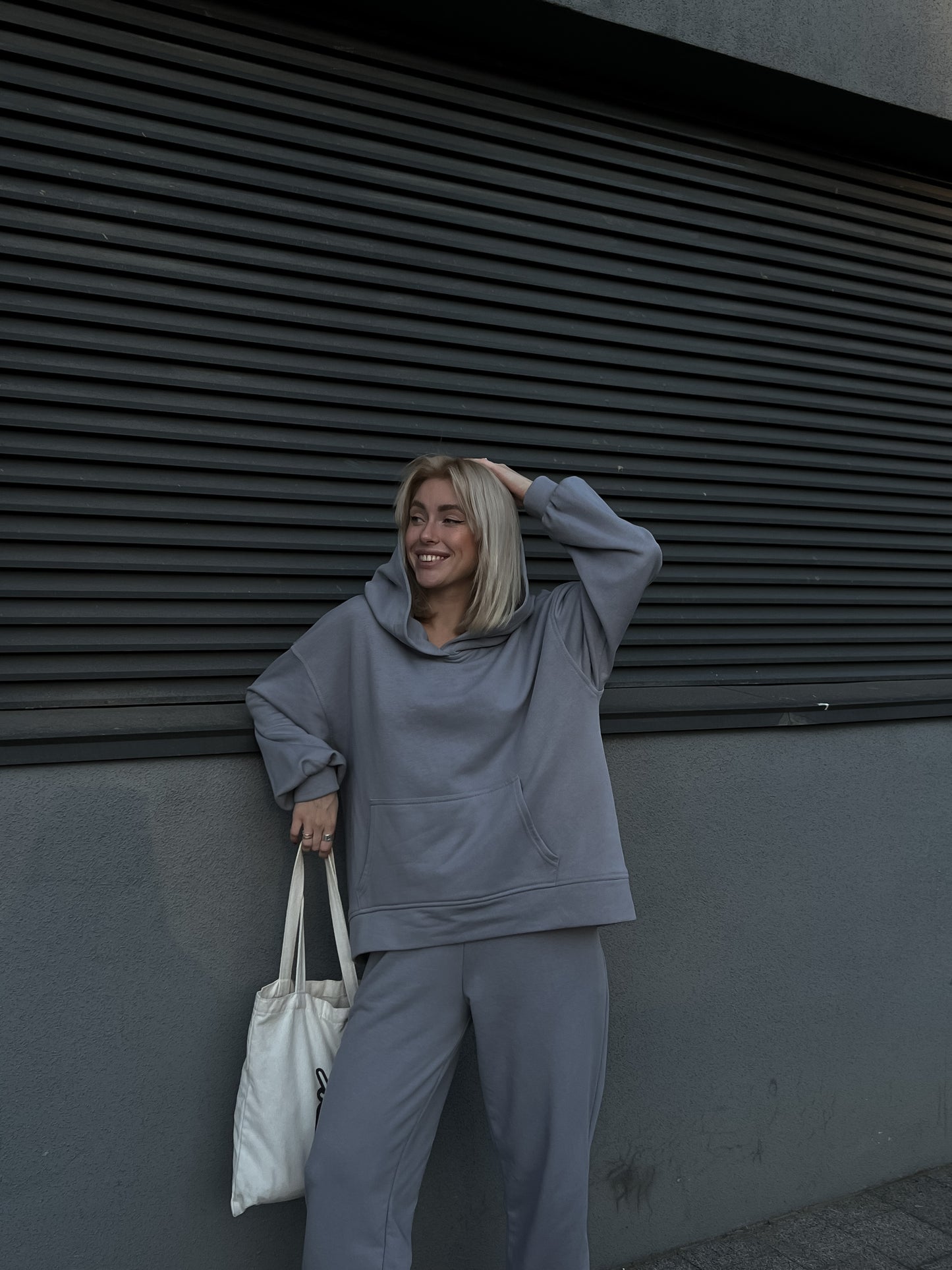 Oversize Sport Suit Grey