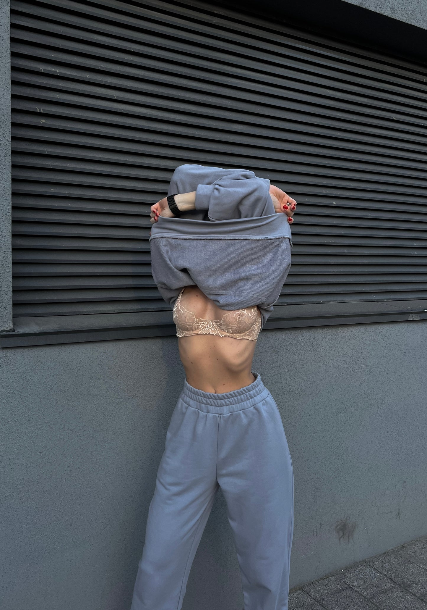 Oversize Sport Suit Grey