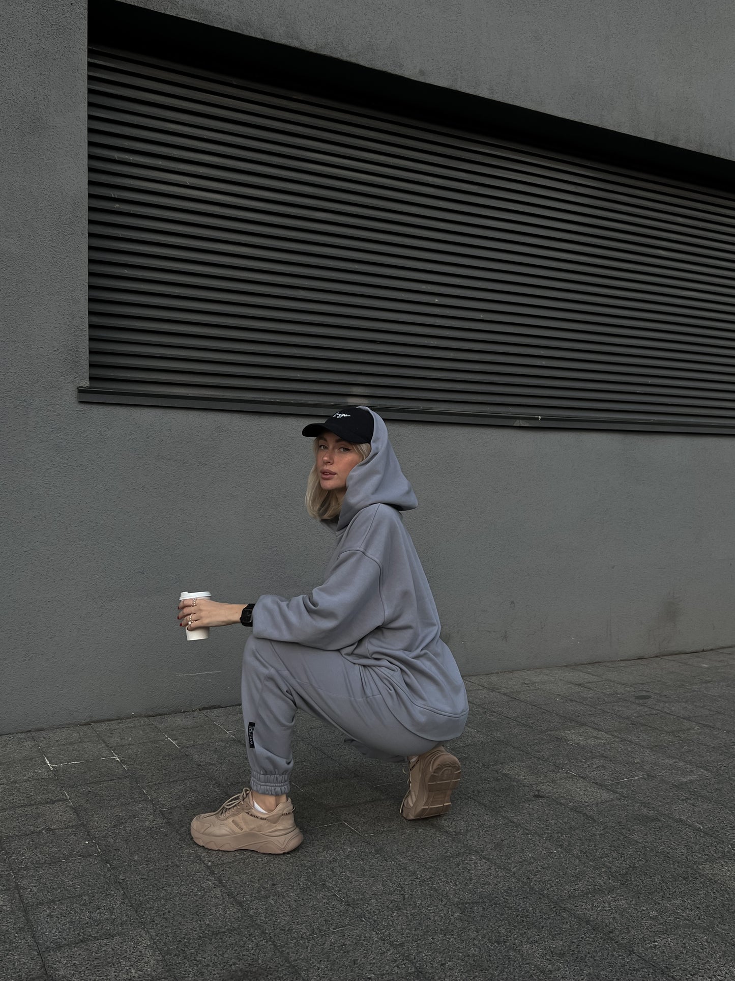 Oversize Sport Suit Grey