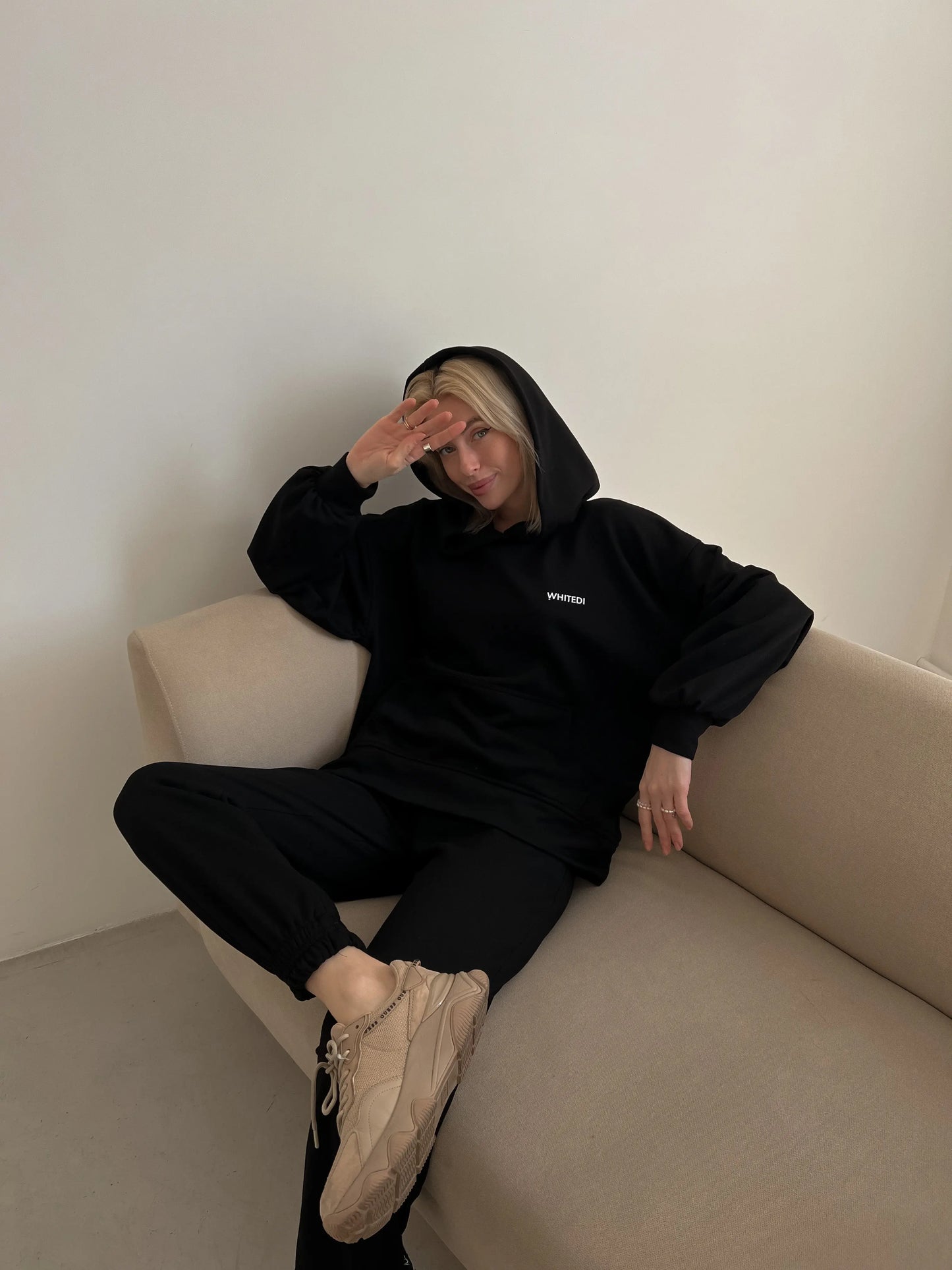 Oversize Sport Suit Grey WHITEDI