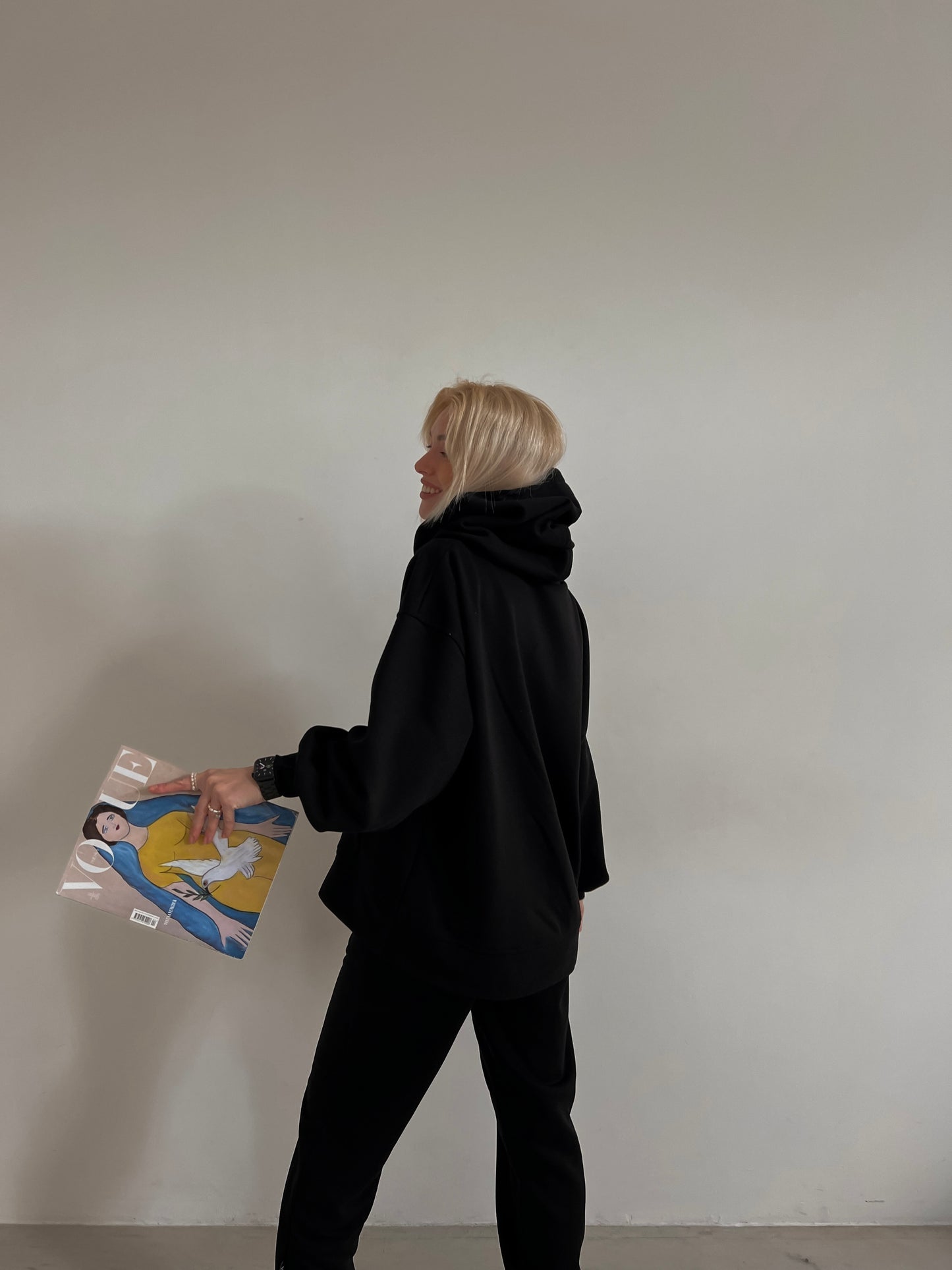 Oversize Sport Suit Black
