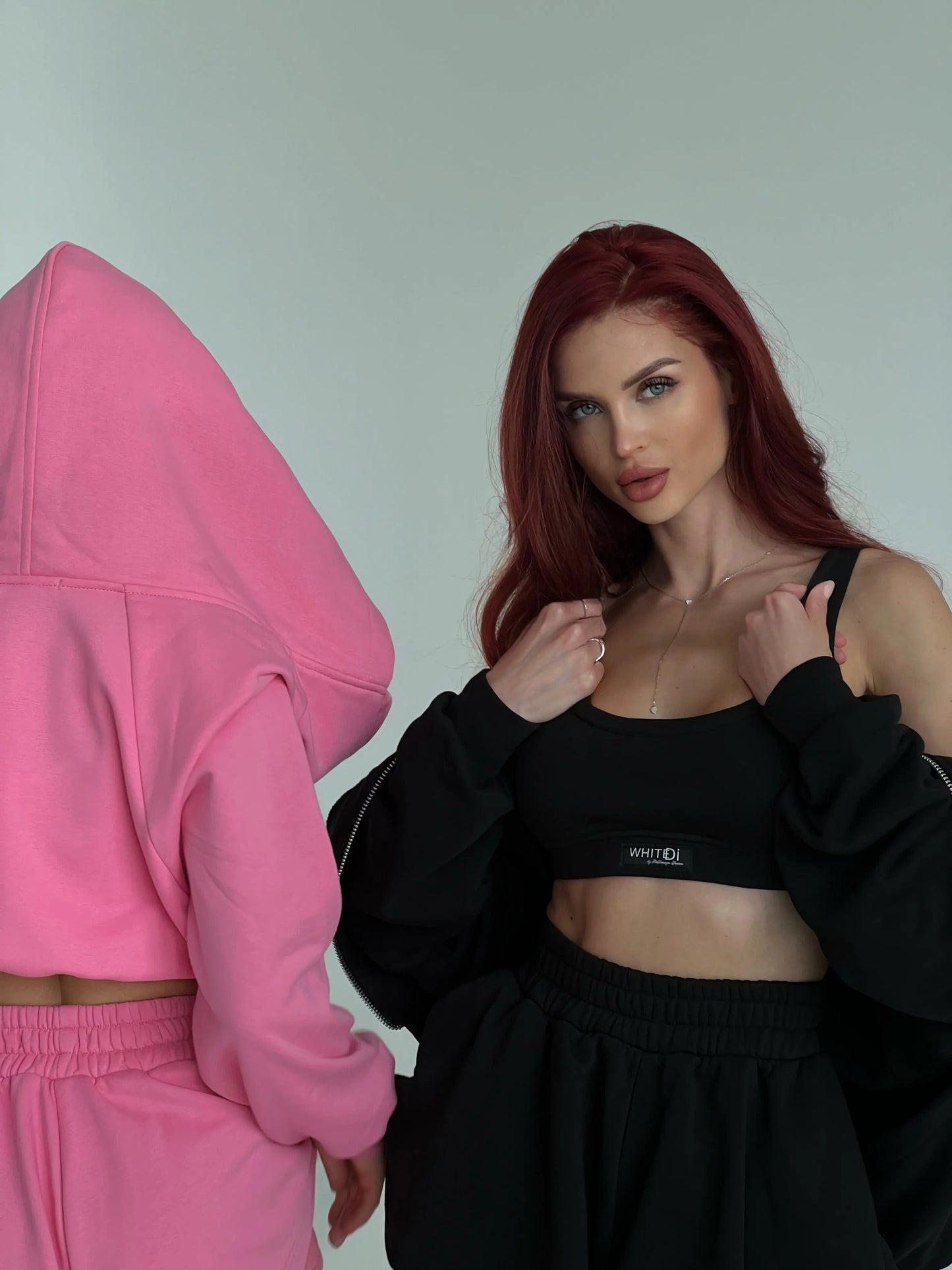 NEW tracksuit'23 Pink WHITEDI