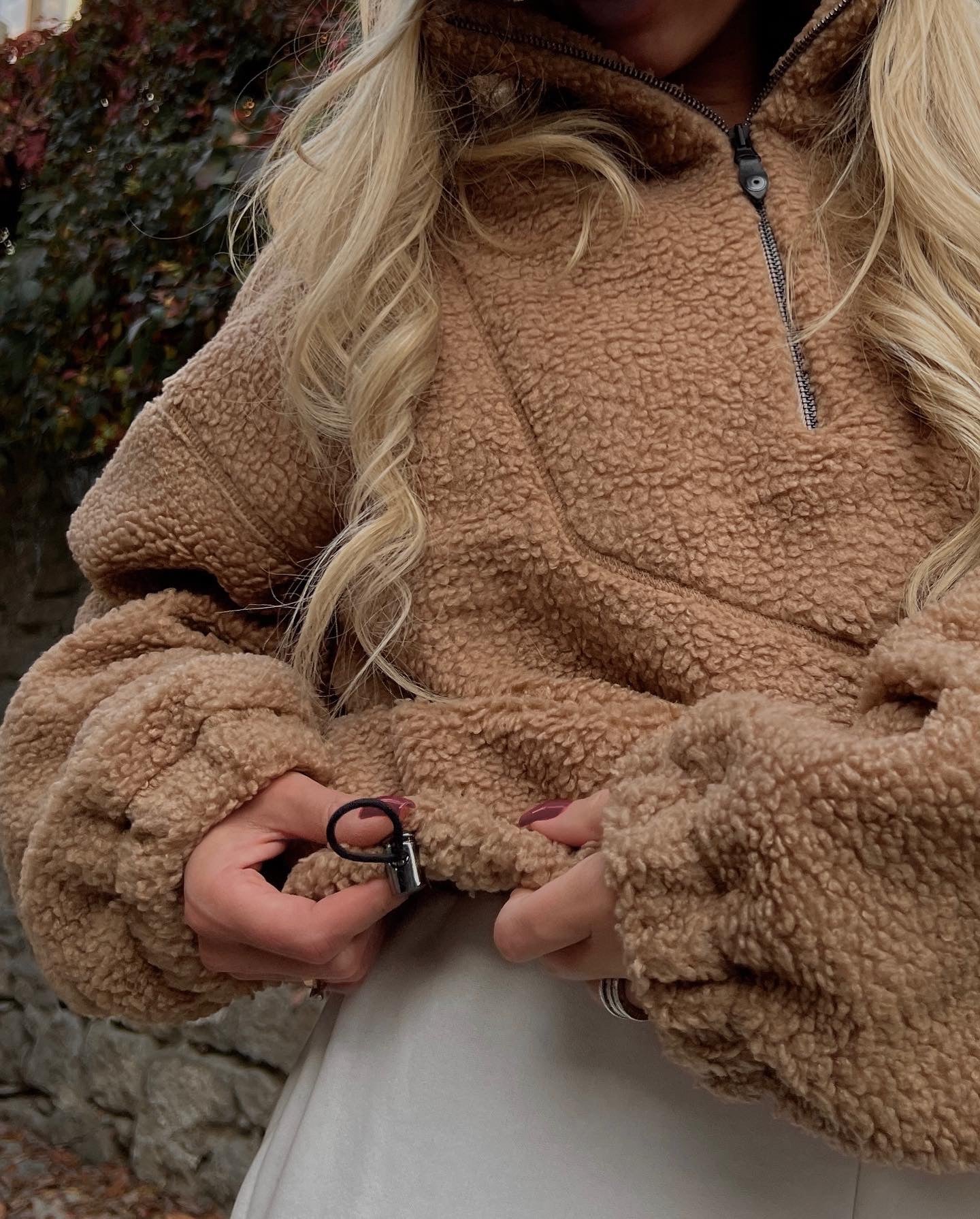 Cream Teddy Sweatshirt