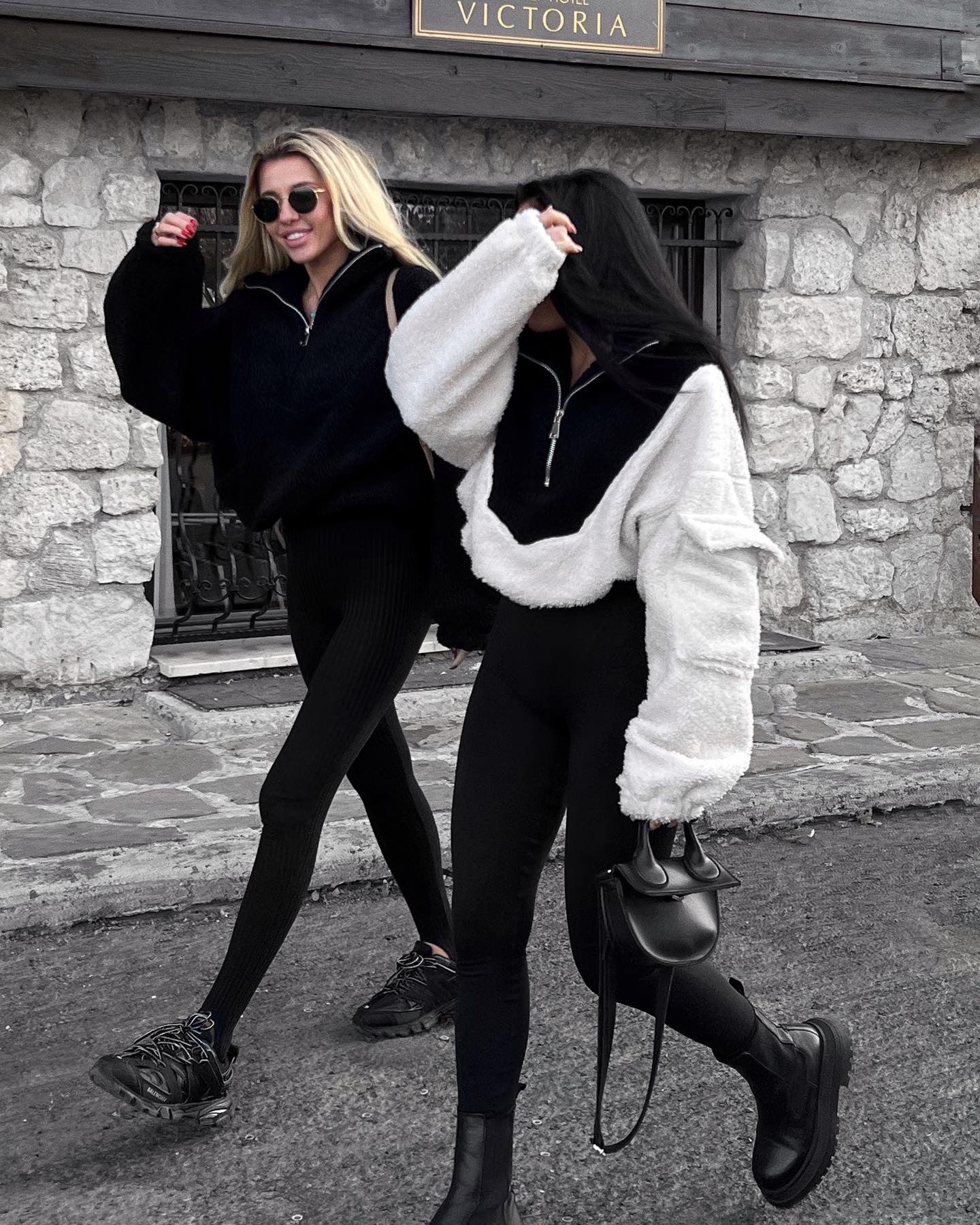 Black Teddy Sweatshirt