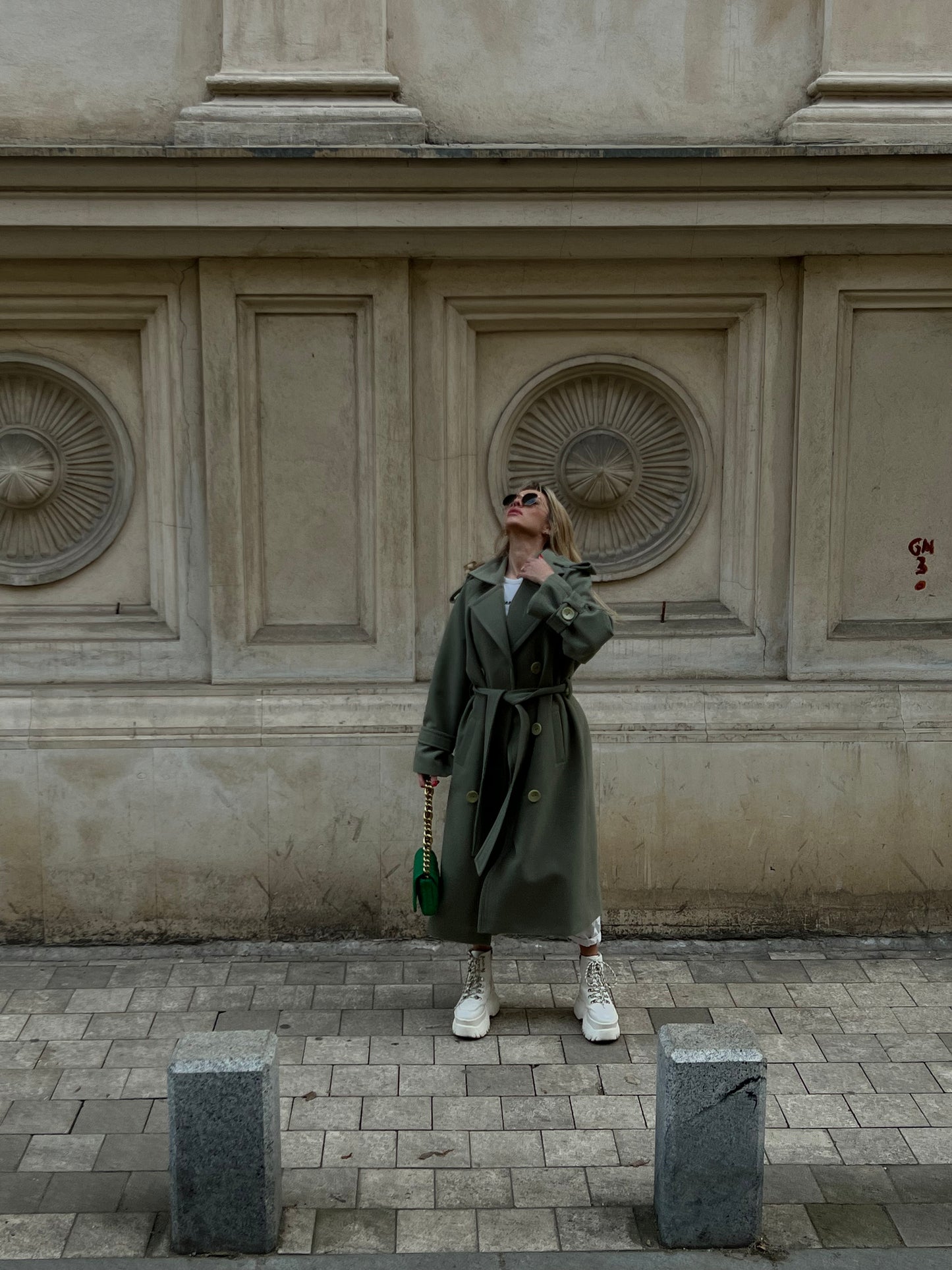 Cashmere Asparagus Coat