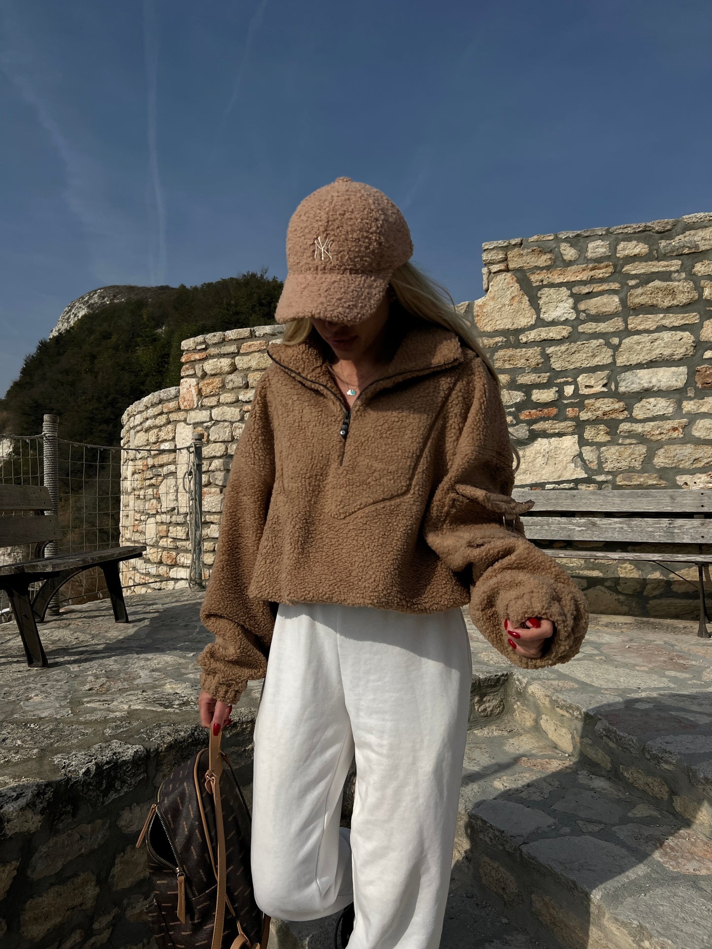 Brown Teddy Sweatshirt