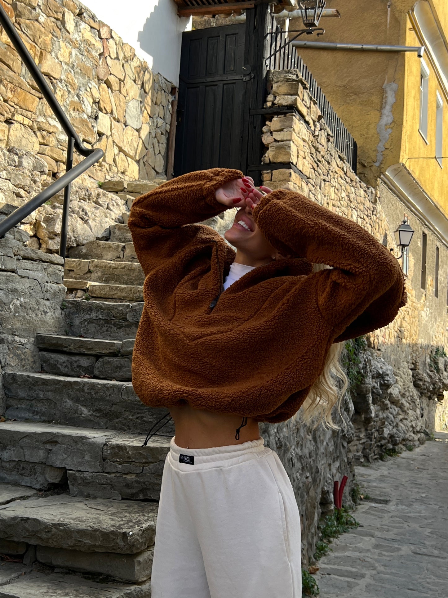 Brown Teddy Sweatshirt