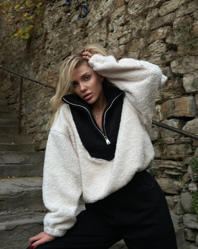 Brown Teddy Sweatshirt