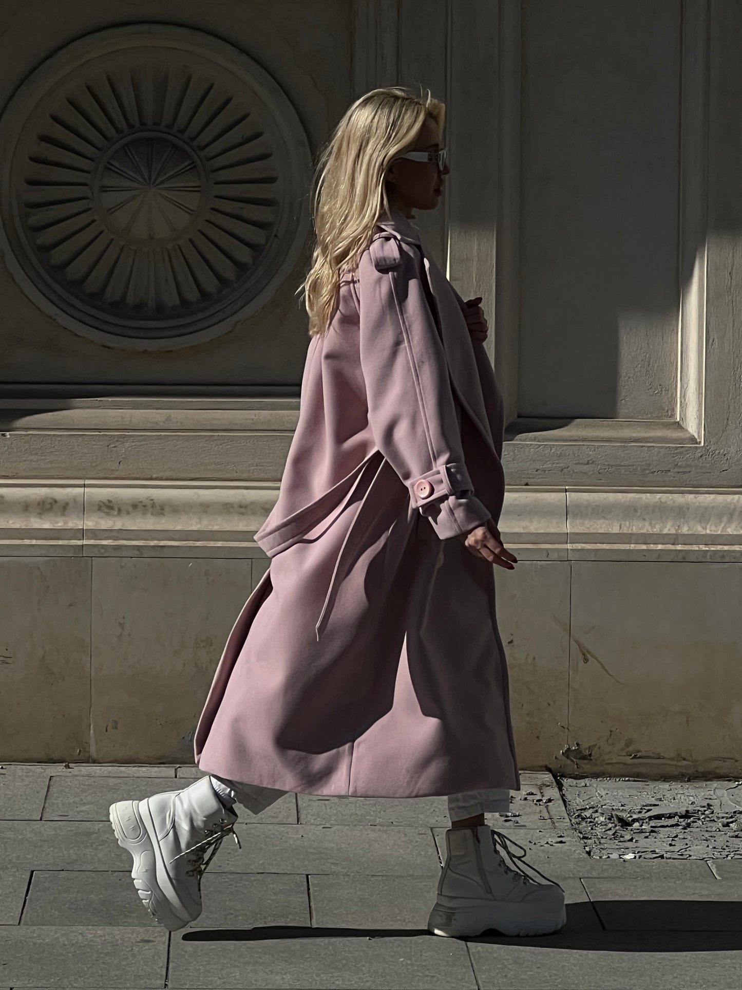 Cashmere Light Pink Coat