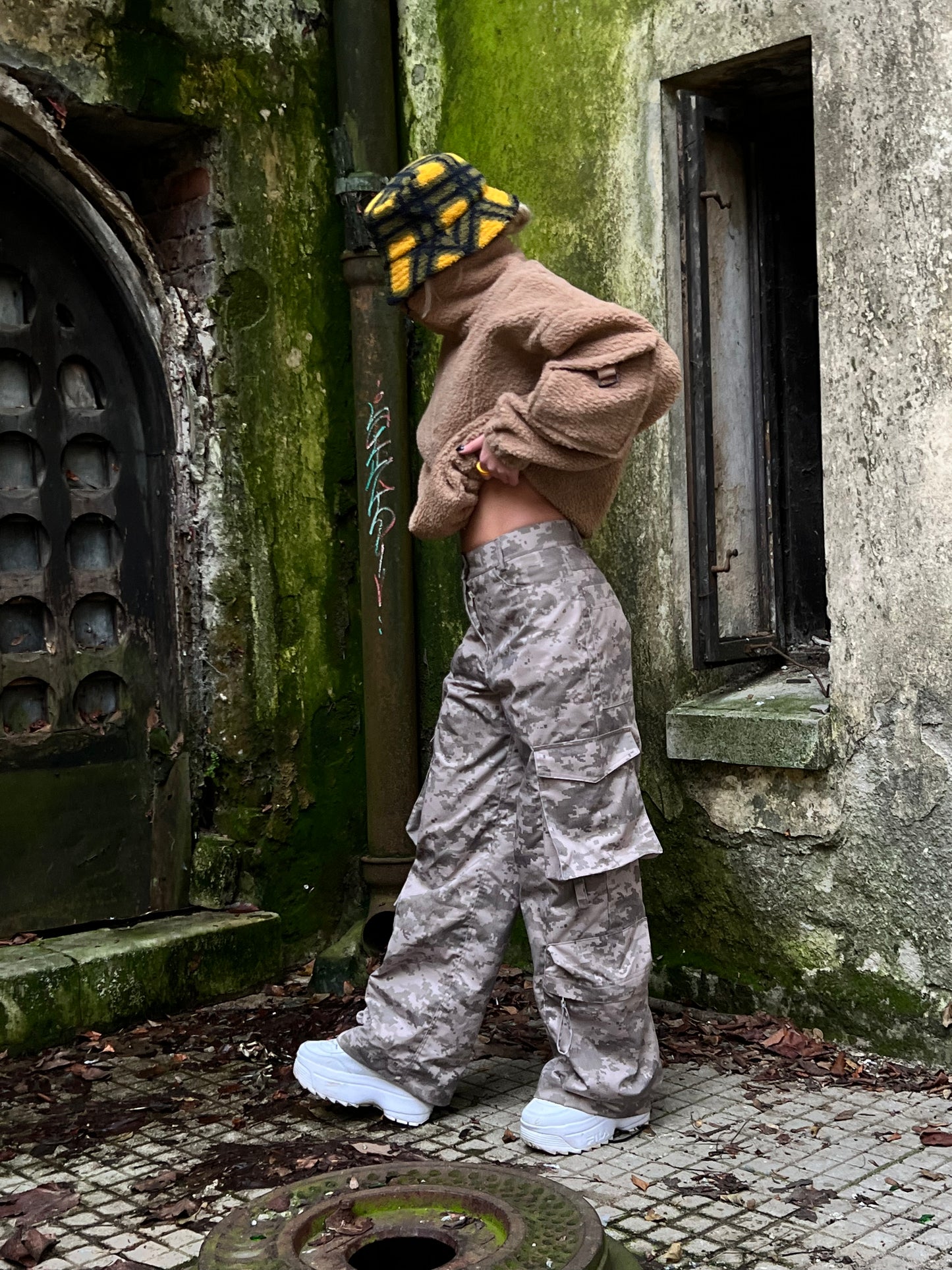 Cargo Military Pants Whitedi